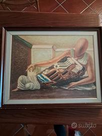 Olio su tela Vincenzo Santarpia - Positano 