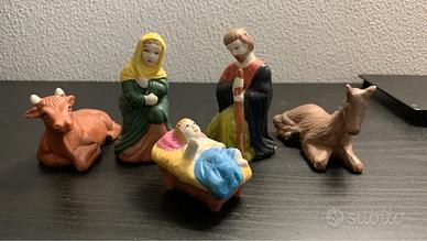 Presepe Sacra Famiglia anni 80 vintage