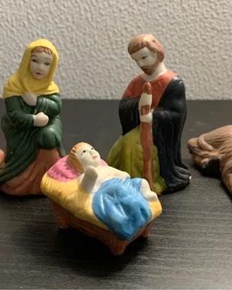 Presepe Sacra Famiglia anni 80 vintage