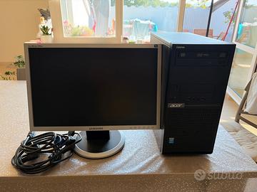 PC fisso Acer , processore Intel I3, 8Gb Ram