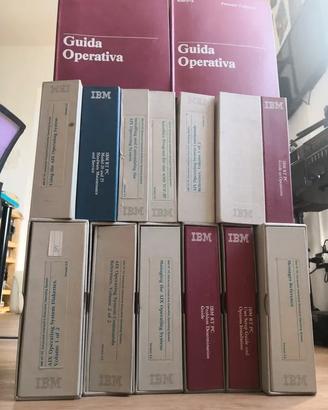 Corredo manuali + software IBM RT 6150 originale