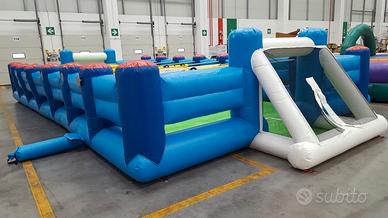 Calcio Balilla umano gonfiabile usato