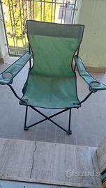 sedia pieghevole campeggio 