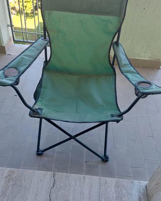 sedia pieghevole campeggio 