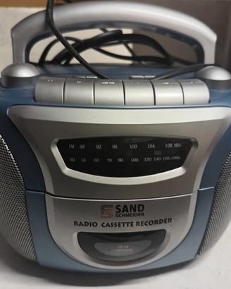 Sand Schneider radio cassette recorder