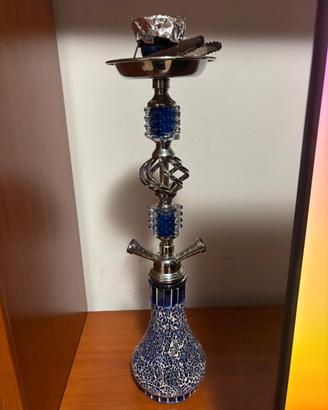 Narghilè Azzurro Elegante – Design Moderno e Ottim