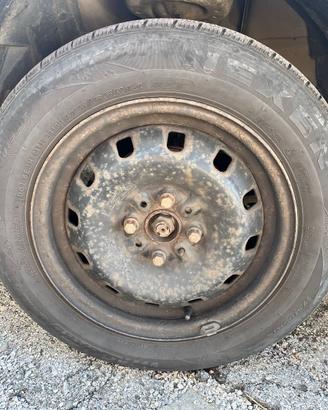 Cerchi in ferro fiat 500 fiat panda