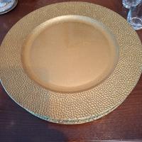 sottopiatti dorati 10 