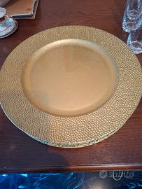 sottopiatti dorati 10 