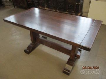 Tavolo fratino  massello con 6 sedie impagliate