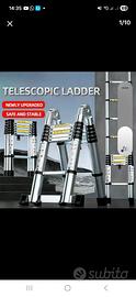 scala telescopica in acciao inox