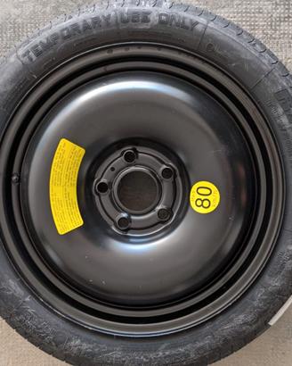 Ruotino di scorta 5 fori - T125/80 R17