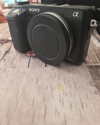 sony nex-6+ borsa a tracolla+ 3 batterie