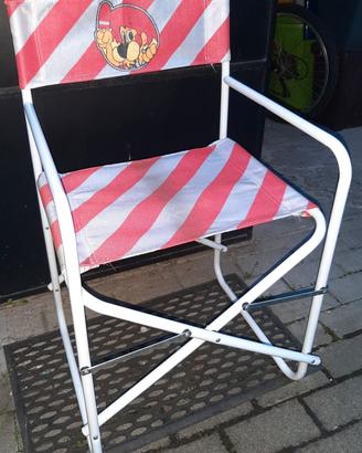 Algida Eldorado Eldoleo sedia  pubblicità vintage