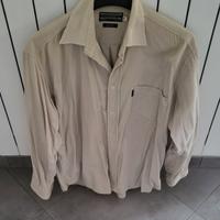 camicia in velluto colore beige TG L marca Avirex 