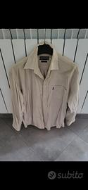 camicia in velluto colore beige TG L marca Avirex 