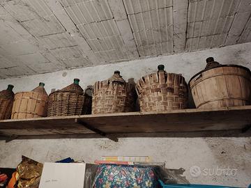 Damigiane vetro  50 litri