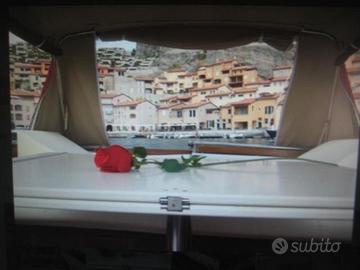 Barca in legno a motore