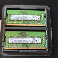 16 GB RAM DDR4 3200Mhz SODIMM Notebook HP Memoria