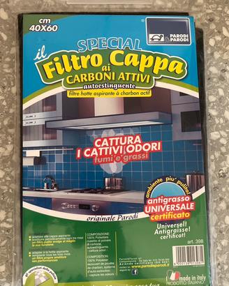Filtro cappa carboni attivi