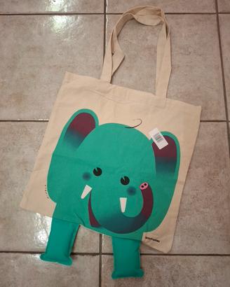 Shopper Mondadori con elefante 