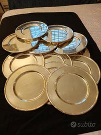 BROGGI LEGA D'ARGENTO 12 SOTTOPIATTI ENORMI 12 KIL