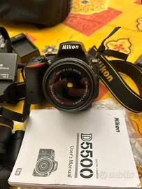 📸 Nikon D3500 + kit completo di fotografia