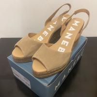 Sandali espadrillas con zeppa Manebi