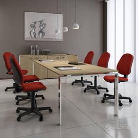 TAVOLO CENTRUFFICIO IN ROVERE 200x100