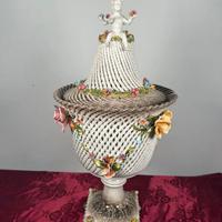 Ceramica Alzata antica di Bassano soprammobile por