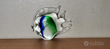 Fermacarte Pesce in vetro di Murano