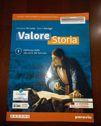 Valore Storia Volume 1  NUOVO