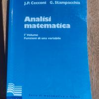 Analisi matematica  I volume 