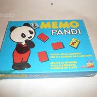 Raro gioco anni 80 memo pandi ed. internation team