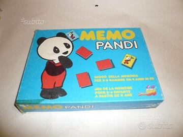 Raro gioco anni 80 memo pandi ed. internation team