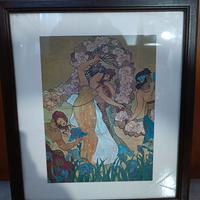 Quadro con stampa di opera di Bergler liberty 