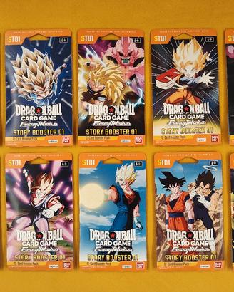 10 bustine DRAGON BALL ST01 Fusion World 