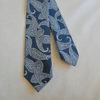 cravatta blu e grigia BARBATI