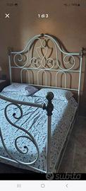 Letto matrimoniale in ferro battuto
