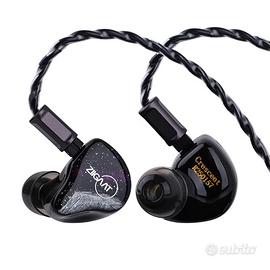 ZiiGaat Crescent auricolari IEM ibridi 2DD+2BA