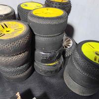 Lotto gomme ex off road adesso slick per pista 1/8