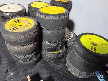 Lotto gomme ex off road adesso slick per pista 1/8