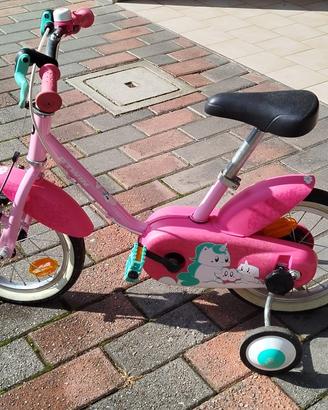 Bicicletta 14 pollici bambina 4/6 anni