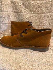 Stivaletti uomo scamosciati marroni taglia 39