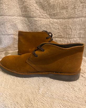 Stivaletti uomo scamosciati marroni taglia 39