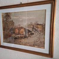 QUADRO  DI "GIULIO FALZONI" 90x70 cm 