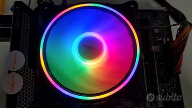 Dissipatore aria rgb 4 Heatpipes gaming