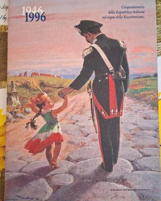 Calendario dell'Arma dei Carabinieri anno 1996