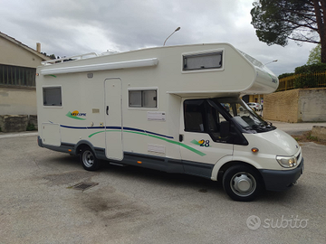 Mansardato letto matrimoniale in coda