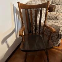 Sedia e tavolino da fumo